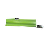  PVC pletena cev videz, neonske zelena, Ø 15x9, dolžina 5 m slika
