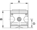 Vklopni ventil »multifix« z nastavljivim gumbom, Velikost 4, G 1 slika