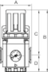 Tlačni regulator »GA«, Velikost 600, G 1, 0.5 - 9 bar slika
