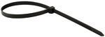 Kabelske vezice , PA 6.6, črna, Bin: 3.6 x 150mm, PU 100 pcs. slika