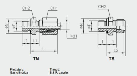 HIDRAVLIČNI PRIKLJUČEK RAVNI - GE 6 LM ED, M 12X1,5-6 L (M10x1) slika