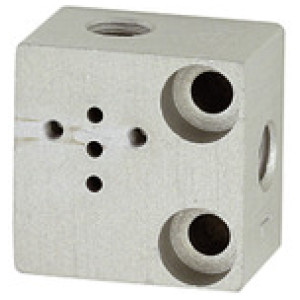 Plošča 1-priklop, M5 za mini elektromagnetni ventil 15 mm