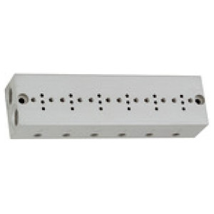 Plošča 6-priklopov, M5 za mini elektromagnetni ventil 15 mm