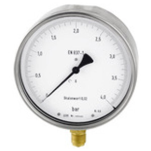 Mikrometrski manometer, priklop spodaj, G 1/2, 0-0.6 bar, Ø 160