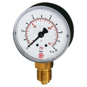 Standardni manometer, priklop spodaj, G 1/4, 0 - 4 bar/58 psi