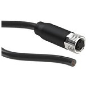 Sensor cable with M8 connector, straight, 5m, PVC
