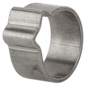 1-ušesna objemka za cev, Inox 1.4301 (W4), 12.0 - 14.0 mm