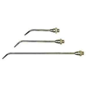 Podaljšek šobe, 3.0 mm, nikljana med., 150 mm dolga ukrivljena