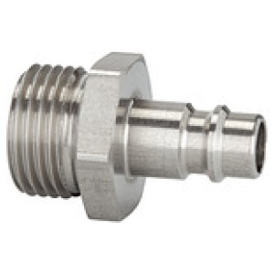 Spojni vtikač I.D. 7.2 - 7.8, Inox 1.4305, G 1/4 zunanji navoj