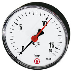 Standardni manometer, priklop zadaj, G 1/4, 0 - 4 bar, Ø 100