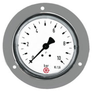 Standardni manometer, sprednji obroč, G 1/4, 0 - 10 bar, Ø 63