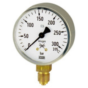 Manometer za varilno tehnologijo, kisik, G 1/4, 0 - 315 bar