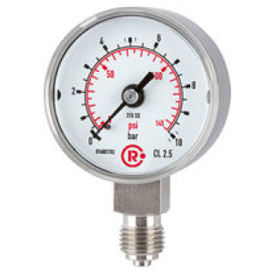 Standardni manometer, CrNi jeklo, G 1/4, 0 - 25 bar, Ø 50