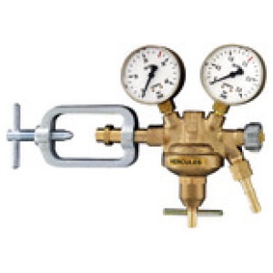 Regulator tlaka s prirobnico 200 bar,za vnetljive pline, 0-10 bar