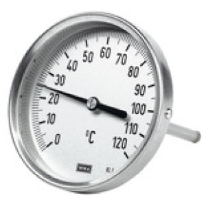 Bimetalni termometer, zadaj, L1=160 mm / L2=140 mm, Ø 100