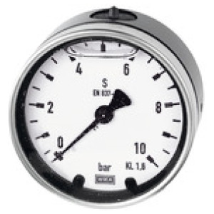 Glicerinski man.centr. priklop zadaj G 1/4, 0-2.5 bar, Ø 63