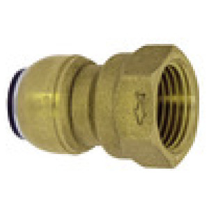 Screw-on connection, Brass, G 3/4, for pipe exterior ø 22 mm 