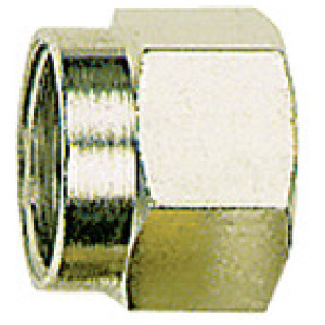 Prekrivna matica, M16x1.5, zun. premer  Ø 10, nikljana med.