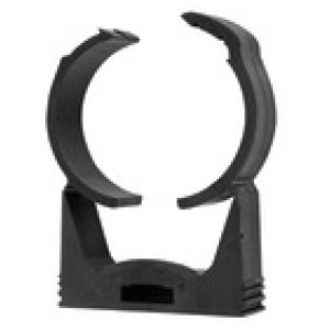 Pipe clamp, PP, »sharkbite«, for pipe exterior ø 40 - 44 mm, black