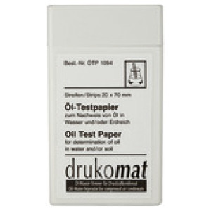 Testni papir za olje (50 trakov)za loč. oljne vode »drukosep«