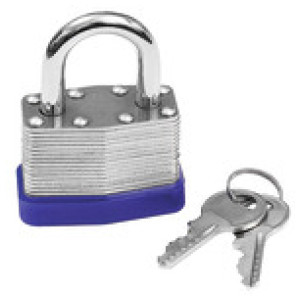 Padlock, medenina, 45 mm, Bin Ø 7 mm, incl. 2 Ključs