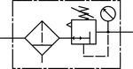 Filter regulator iz nerjevečega jekla, G 1/4, 1.7 - 17.5 bar slika