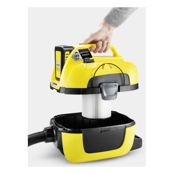 Baterijski sesalnik za suho/mokro sesanje WD 1 Compact Battery Set slika