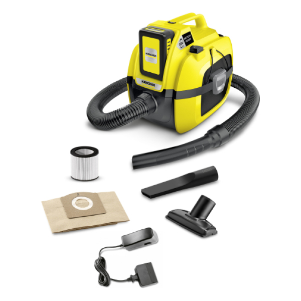 Baterijski sesalnik za suho/mokro sesanje WD 1 Compact Battery Set slika