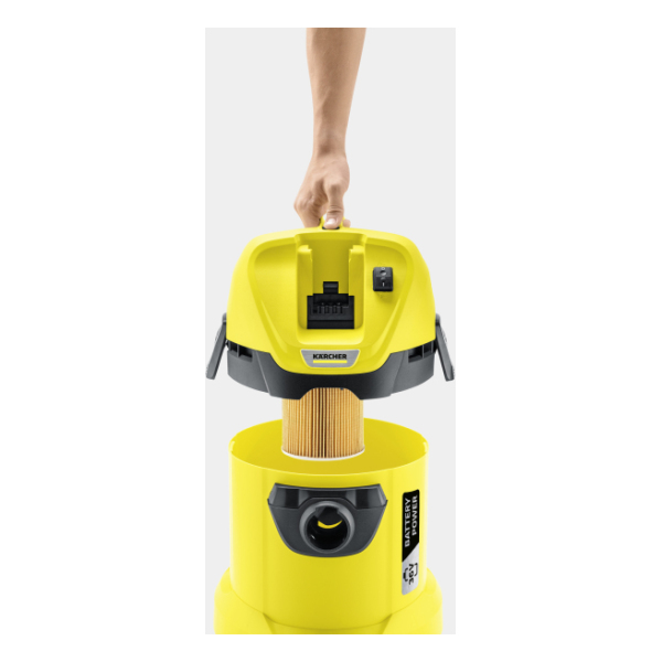 Baterijski sesalnik za suho/mokro sesanje WD 3 Battery Set slika