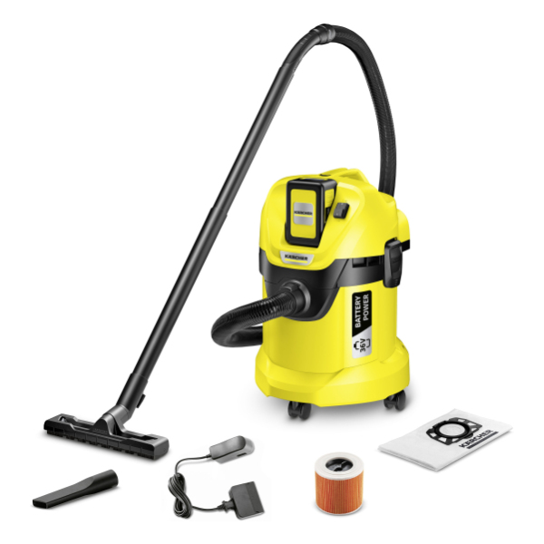 Baterijski sesalnik za suho/mokro sesanje WD 3 Battery Set slika