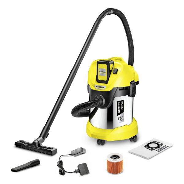 Baterijski sesalnik za suho/mokro sesanje WD 3 Battery Premium Set slika