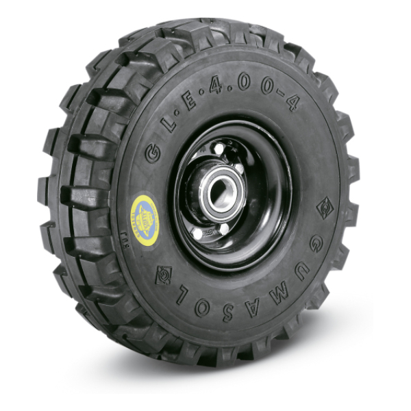 Pnevmatike, odporne na prediranje (komplet), trdna guma slika