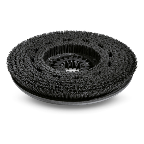 Ščetka v obliki krožnika, trda, Črna, 450 mm slika