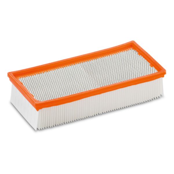 Flat-pleated filter packaged neutrally m slika