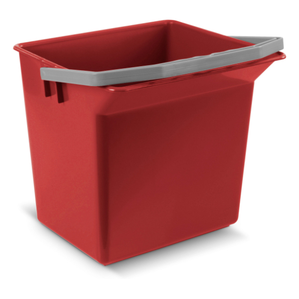 Vedro, rdeče, 6 l slika