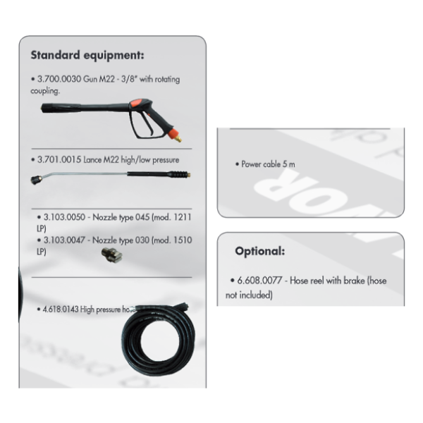VISOKOTLAČNI ČISTILNIK LAVOR HLR 1510 LP slika